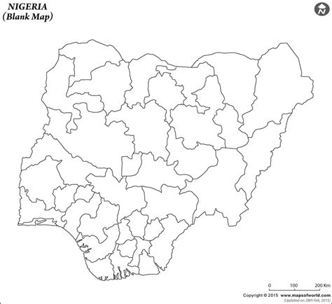 Free Blank Outline Maps Of Nigeria Clipart Best Clipart Best ...