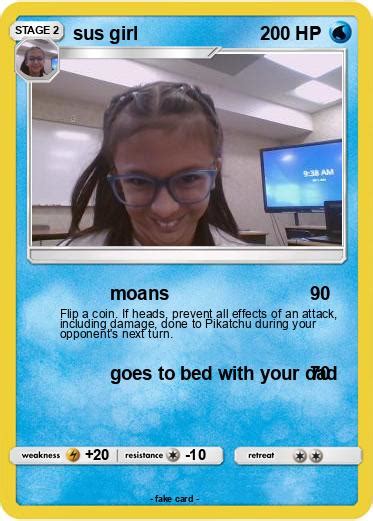 Pokémon sus girl - moans - My Pokemon Card