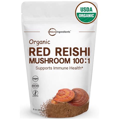 Organic Reishi Mushroom Powder, 8 Ounce - Walmart.com - Walmart.com