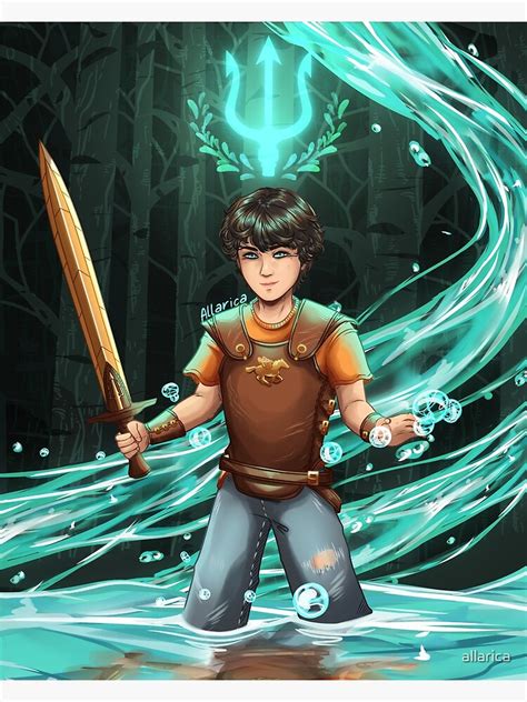 "Son of Poseidon" Poster for Sale by allarica | Redbubble