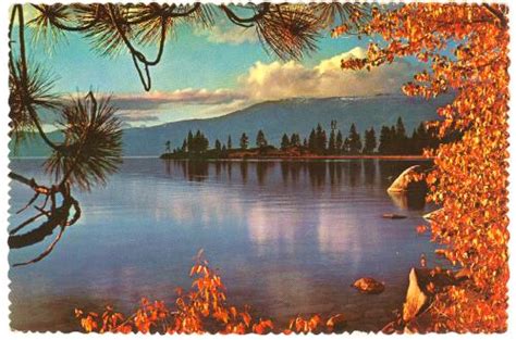 CALIFORNIA Lake Tahoe - Autumn Sunset (D-15751)