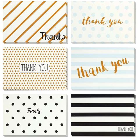 Thank You Cards - 48-Count Thank You Notes, Bulk Thank You Cards Set ...