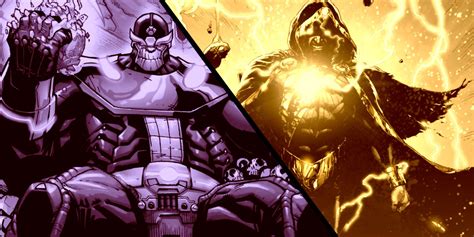 Thanos vs Black Adam: Which God-Tier Villain Could Win a Comic Battle?