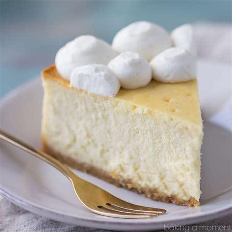 Vanilla Bean Cheesecake - Baking A Moment