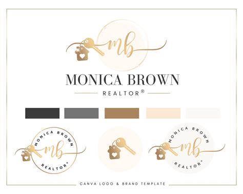 Realtor Logo Design Real Estate Logo and Branding Template - Etsy