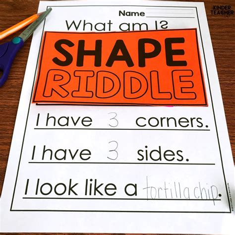 2D And 3D Shape Riddles (Free Printables Included!) - A Kinderteacher Life