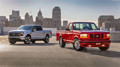 Two Strikes! ’90s Ford F-150 Lightning Meets its Shocking EV Successor