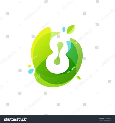 Number Eight Logo Green Watercolor Splash Stock Vector (Royalty Free) 491042926 | Shutterstock