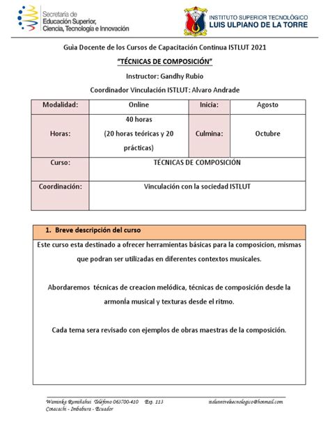 Técnicas de Composición Musical PDF | PDF