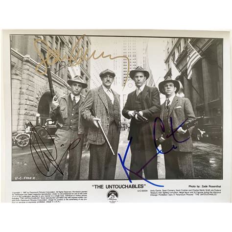 The Untouchables cast signed original 1987 vintage movie photo