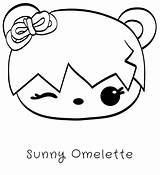 Sunny Omelette Coloring Pages  Cool sketch template