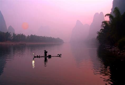 "LI RIVER SUNRISE" by Michael Sheridan | Redbubble