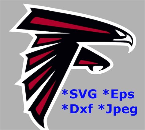 Atlanta Falcons Football Logo Design SVG EPS DxF by SVGShopLogo