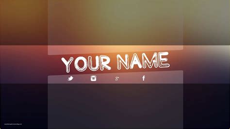 Free Youtube Banner Templates Download Of Youtube Banner Template Psd ...