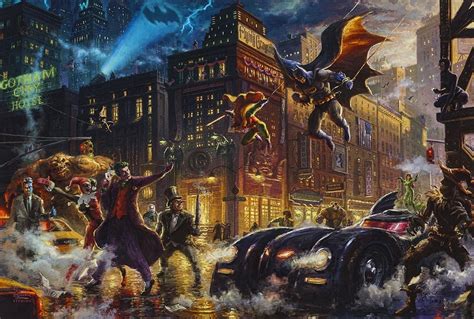 Thomas Kinkade Studios Brings to Life the Icons of Disney and DC Comics