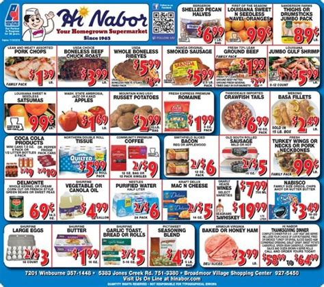 Hi Nabor Weekly Sales Ad 11/14/19 - 11/20/19 Sign up for digital ...