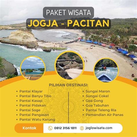 Paket Wisata Jogja Pacitan | Joglo Wisata