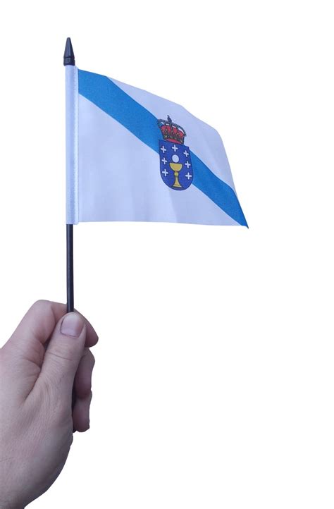 Galicia 16x10 cm Hand Flag