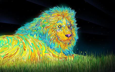 Trippy Lion Wallpapers - Top Free Trippy Lion Backgrounds - WallpaperAccess