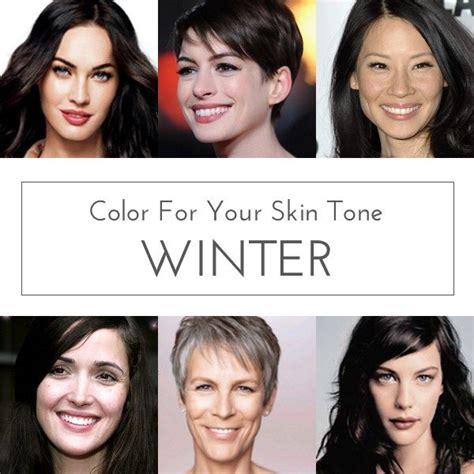 Color For Your Skin Tone: Winter - 30 DAY SWEATER | Winter skin tone, Skin tones, Winter skin