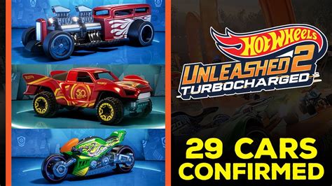 Hot Wheels Unleashed 2 - All 29 CARS CONFIRMED (CAR LIST) | HWU2 Turbocharged - YouTube