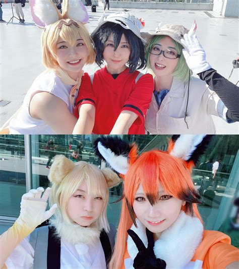 Some Cosplayers at the Kemono Friends Doujin Convention Today : r ...