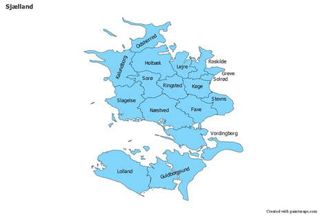 Sample Maps for Sjælland