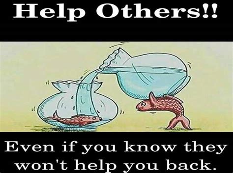 Helping others without expecting