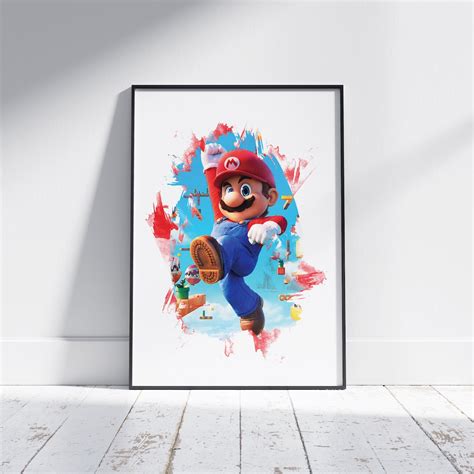 Mario Super Mario Bros Movie Poster Print - Etsy