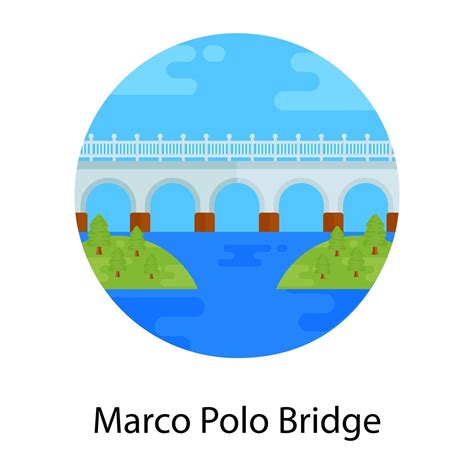 Marco Polo Bridge 3011204 Vector Art at Vecteezy