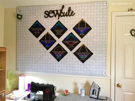 DIY Gridded Quilt Design Wall - Sylvia's Stitches