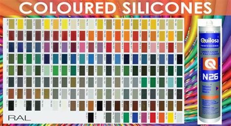 Silicone Colour Chart