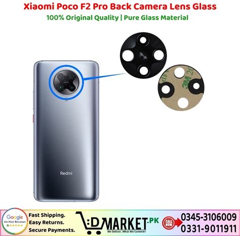 Xiaomi Poco F2 Pro Back Camera Lens Glass Price In Pakistan