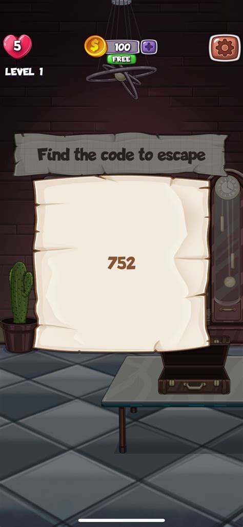 Fun Escape Room Level 1 - Find the code to escape