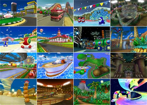 The courses from Mario Kart: Double Dash. | moodboard | Pinterest | Mario kart, Video game and ...