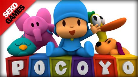 Pocoyo World mini games for kids Full English Video - YouTube