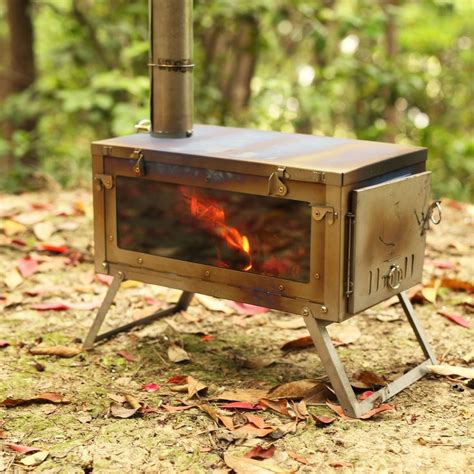 Pomoly hot Tent Wood Stove(Titanium) | Wood stove, Tent stove, Stoves for sale