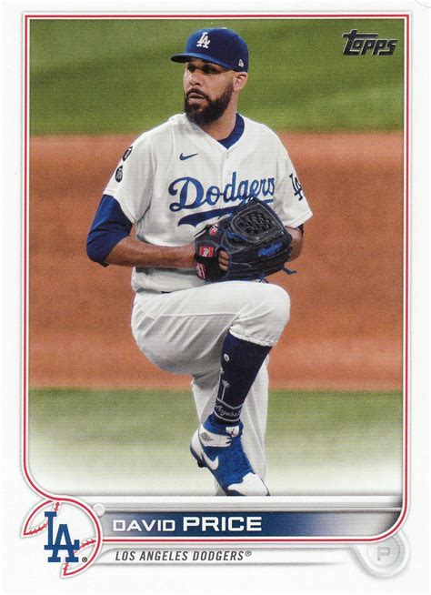 2022 Topps #40 - David Price - Dodgers For Sale