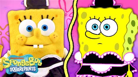 SpongeBob Helps a Homeless Squidward IRL 💸 SpongeBob Episode with Puppets! - YouTube