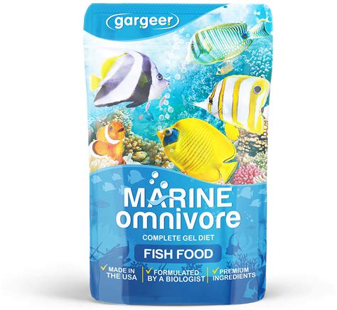 Buy Gargeer 3oz Marine Fish Food for Advanced Breeders. Complete ...