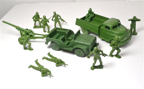 Vintage Toy Army Men Toy Army Vehicles 1960s Military