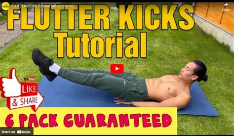 Flutter Kicks | How to do Flutter Kicks | Gymless