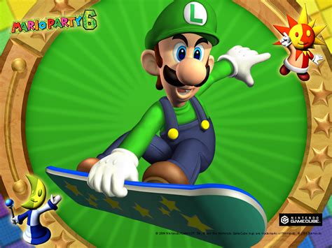 Mario Party 6 - Luigi Wallpaper (5320466) - Fanpop