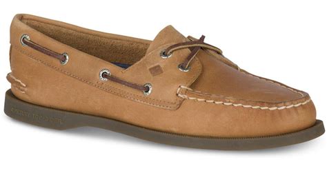 Sperry Top-Sider Leather A/o Boat Shoes in Brown | Lyst