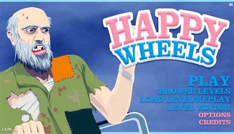 Happy Wheels Unblocked for Desktop browsers, Android, IOS + Javascript