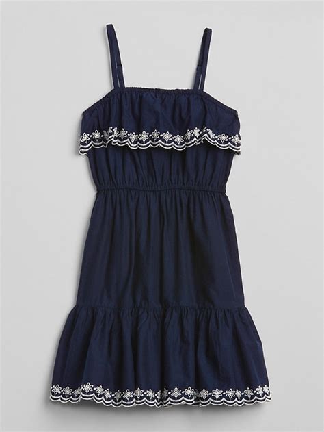 Eyelet Tier Dress | Gap