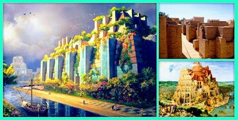 COLLEGE "👑 BABYLONIAN KINGDOM 🌹👑🌹 HANGING GARDENS AND TOWER OF BABEL AND RECONSTRUCTION