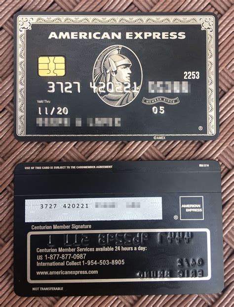 Amex Black Card Replica, Steel Credit Card Replica