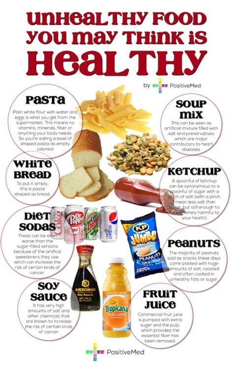 8 Unhealthy Foods You May Think are Healthy