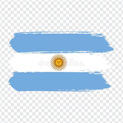 Bandera La Argentina, Fondo Del Movimiento Del Cepillo Bandera De La ...